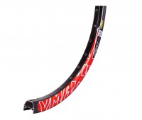 Aro Aero Vzan 26 Vmaxx 36 Furos para Freio a Disco Preto e Vermelho