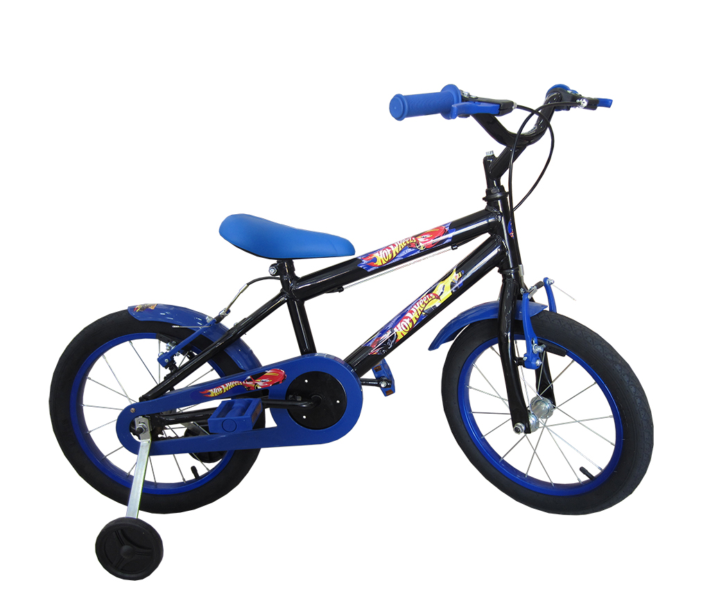 Bicicleta Infantil Aro 16 com adesivo Hot Wheels