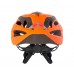 Capacete GTA MTB Preto e Laranja com Sinalizador