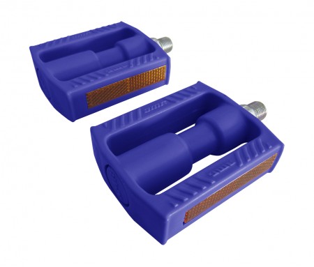 Pedal Mirim com Refletor Sueco 1/2" Azul