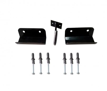 Suporte de Parede Horizontal para 1 Bike - Lateral (Apoio nas Rodas)